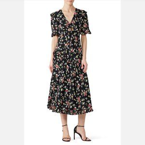 Jill Jill Stuart Floral Cut-out Dress | Sz 2